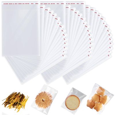 6 x 9 Inches Resealable Cellophane Bags 2000 pcs Small Self Sealing Clear Bags for Packaging Products Self-adhesive Cello Bag for Jewelry, Cards, Photos, Envelopes, Gifts, Bakery, Candies and Products