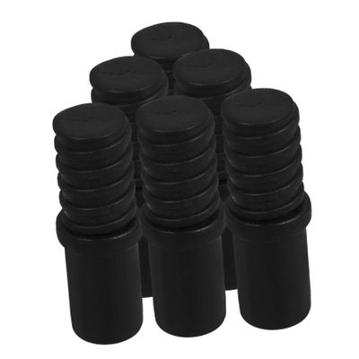 Ipetboom 6pcs Replacement Threaded Connectors for Broom Handles Telescopic Pole Brush Adapter Mop Squeegee Linkages