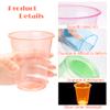 Kochorie 120 Pack 12 Oz Plastic Neon Cups Glowing Party Cups view 4