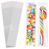 FVOLREM Self Sealing Cellophane Bags: 110 PCS 2x10 Inch Clear Treat Bags for Pretzel Rods Cookies Candy Party Favors - Bakery Packaging and Small Business Gifts view 1