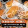 120Pcs Cellophane bags, 7x10 Self Sealing Cellophane Bags, Clear Cookie Bags, Resealable Treat Bag for Fresh Cookies, Candy, Gifts, and Product view 4