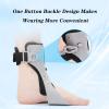 SFKLYU Ankle Orthosis Splint Support Adjustable AFO Drop Foot Brace with Inflatable Airbag Lining Corrector for Hemiplegia Stroke Shoes Walking, Improved Walking Gait,A2 Left,M view 3
