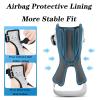 SFKLYU Ankle Orthosis Splint Support Adjustable AFO Drop Foot Brace with Inflatable Airbag Lining Corrector for Hemiplegia Stroke Shoes Walking, Improved Walking Gait,A2 Left,M view 4