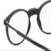 Calabria Unisex Snap Magnetic Blue Light Blocking Reading Glasses with Clear Lenses Adjustable Headband | Glasses with Magnetic Bridge | Neck Hanging Eyewear | Magnification 1.25x & Matte Black view 4