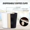 100 Disposable Coffee Cups 12 oz view 2