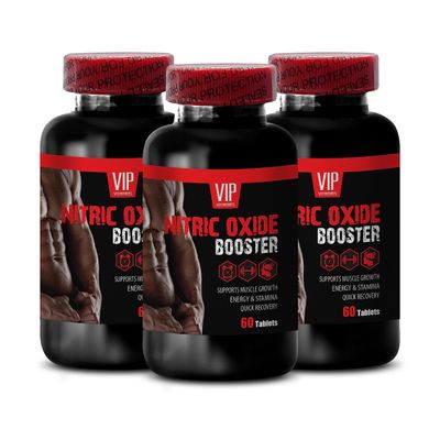 AAKG nitric oxide for elite performance - NITRIC OXIDE UNIQUE COMPLEX - GKG nitric oxide absorption booster, AKIC nitric oxide muscle efficiency, nitric oxide workout formula 3 Bottles 180 Tablets