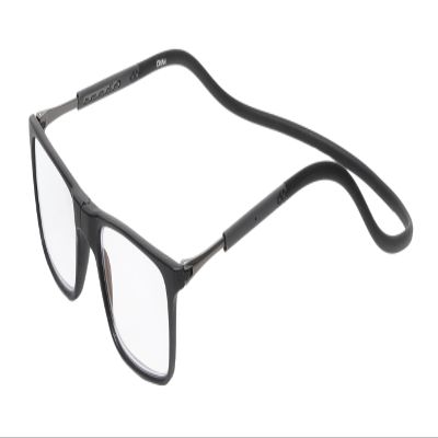 Calabria SP02 Snap Magnetic Pull Apart Blue Light Readers Matte Black +6.00