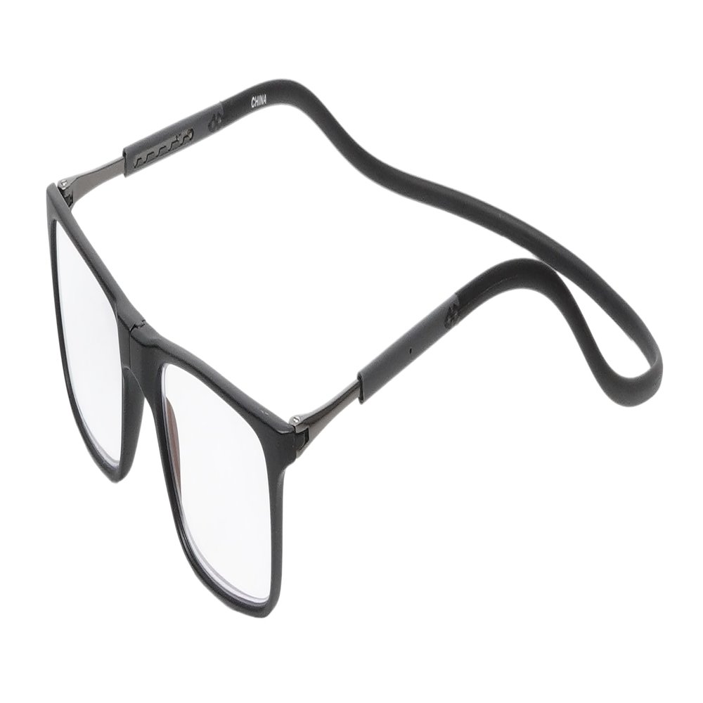 Calabria SP02 Snap Magnetic Pull Apart Blue Light Readers Matte Black +6.00