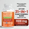 21-in-1 Berberine Supplement with Ceylon Cinnamon Capsules - Dihydroberberine with Chromium, Bitter Melon & Green Tea Extract - Berberine with Ceylon Cinnamon for Energy Support (120 Ct) (Pack of 3) view 2