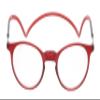 Calabria SP04 Snap Magnetic Pull Apart Reading Glasses, Crystal Red +1.00 view 2