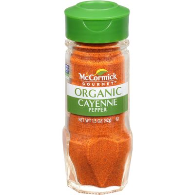 McCormick Gourmet Organic Cayenne Red Pepper 1.5 oz (Pack of 4)