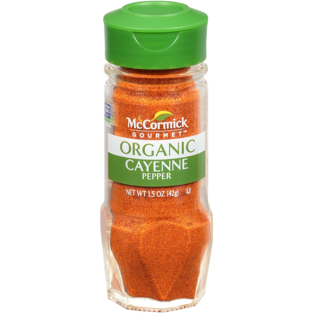 McCormick Gourmet Organic Cayenne Red Pepper 1.5 oz (Pack of 4)