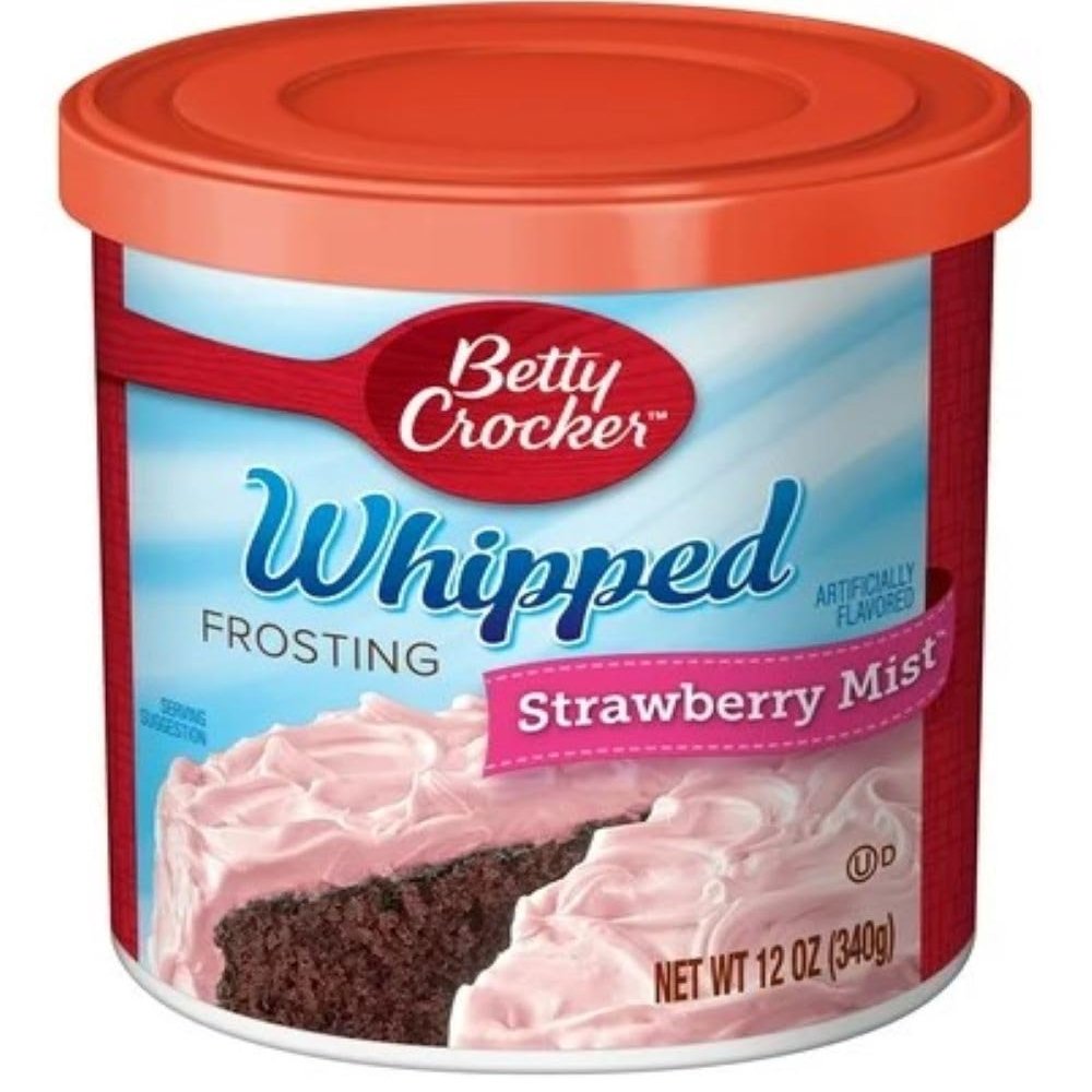 Betty Crocker Frosting Whipped Strawberry Mist 12 oz (Pack of 10)