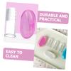 Homoyoyo 9pcs Toothbrush Months Boys and Girls Finger Toothbrush Gentle Oral Care Travel Soft Silicone for Boy Girl Toddlers view 3
