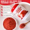 12Oz Freeze Dried Strawberry Powder - 100% Natural Dry Strawberries, No Added Suger, Vegan & Non-GMO, Strawberry Powder For Smoothie, Baking, Beverage, Decoration(340g) view 4