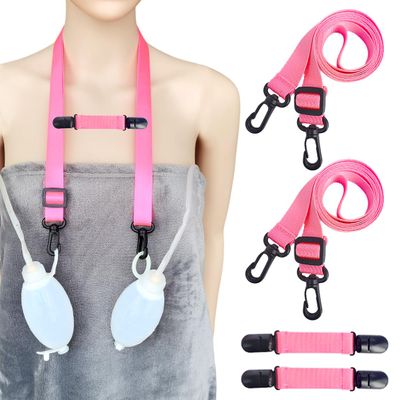 2Set Shower Lanyard for Mastectomy Drain Holder,Adjustable Mastectomy Recovery Supplies,Tummy Tuck/Breast Cancer/Abdominal Debridement Patients Surgical Drain Holder