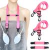2Set Shower Lanyard for Mastectomy Drain Holder,Adjustable Mastectomy Recovery Supplies,Tummy Tuck/Breast Cancer/Abdominal Debridement Patients Surgical Drain Holder view 1