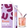 Twyst Craft Cocktail & Mocktail Mixer, Peach Lavender Honey, Low Calorie Drink Mix with Electrolytes, No Added Sugar, with Vitamins B, C & D and Biotin, 6 Single Serve Mixers view 1