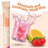 Twyst Cocktail & Mocktail Mixer Straws, Strawberry Meyer Lemon, 6 Pack view 2