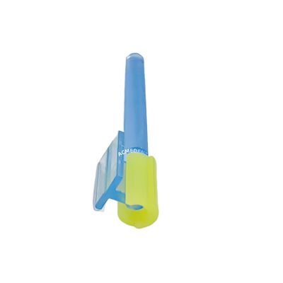 10Kits Plastic Dental Rider Female Yellow Riders Fits Hader Bar Attachment Metal Denture Casting Long and Short (Long(Blue+Yellow)*10pcs)