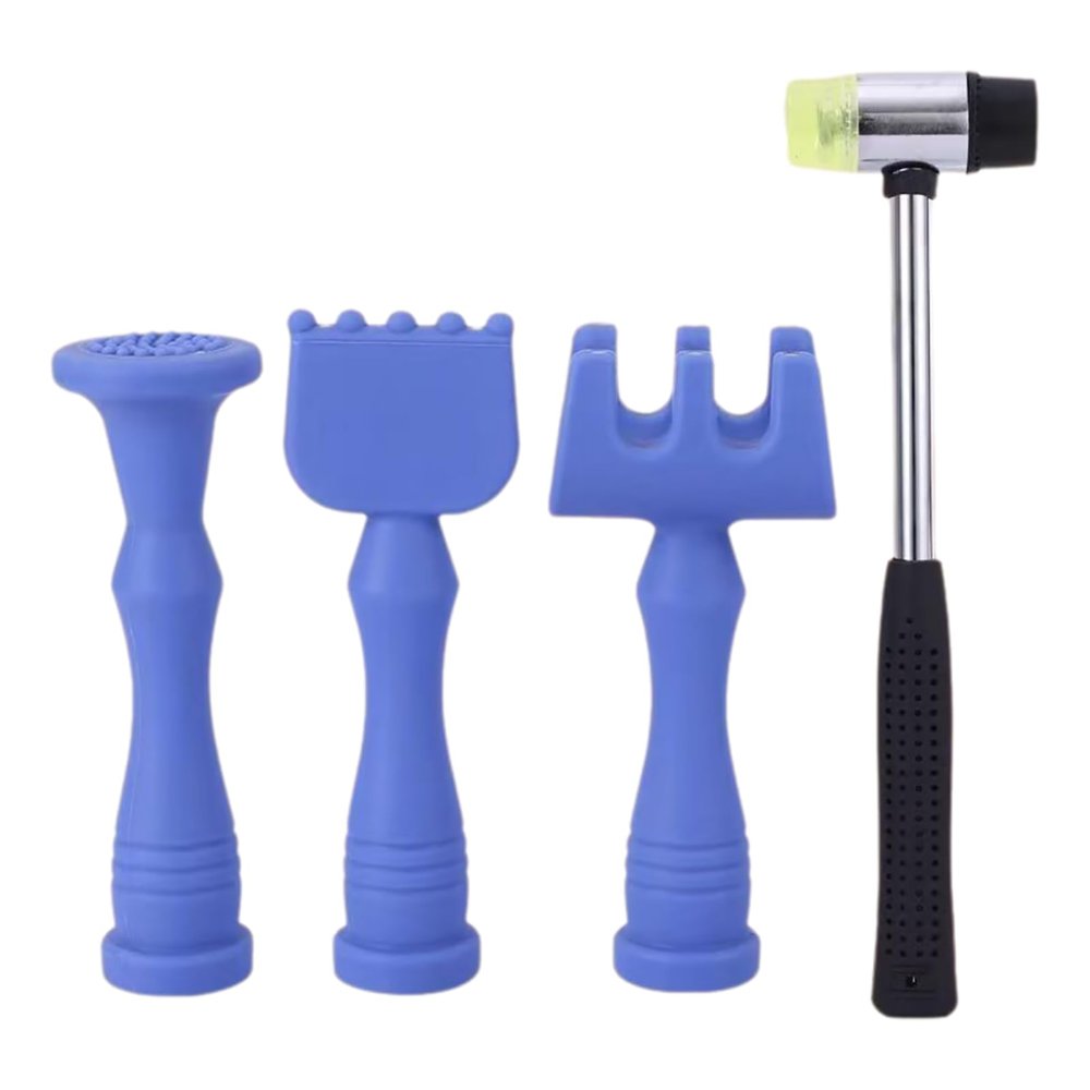 FXNFXLA Chiropractic Adjustment Tools, Body Massage Hammer, Positive Hammer Ridge Therapy Tool, Acupuncture Point Therapy Back Kit