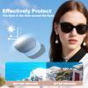 SKYOLUY Premium Bifocal Reading Sunglasses for Women, Retro Cateye Sun Readers UV400 Protection, Classic Shades (2PC Black, 2.5) view 4