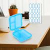 Travel Pill Organizer 6 Compartments Portable Pill Case with Double Lock Food-Grade PP Pill Box Compact for Purse Pocket view 3