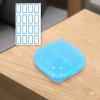 Travel Pill Organizer 6 Compartments Portable Pill Case with Double Lock Food-Grade PP Pill Box Compact for Purse Pocket view 4