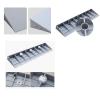 xjdagaoge Threshold Ramps, Portable Plastic Ramps, Floor Transition Strips, Wheelchair Threshold Ramps, Sidewalk Ramps, Easy to Install(Black,50 * 12 * 4cm) view 3