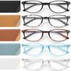 5 Pack Reading Glasses for Women Blue Light Blocking Spring Hinge 1.50 view 1