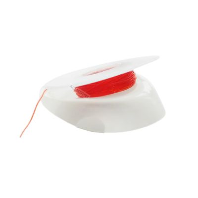 020" 025" 030" Dental Elastic Power Thread Wires Elastomeric Solid Orthodontic Elastic Cord 3Sizes 5Colors (Red (020"+025"+030")*1Roll)