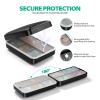 Travel Pill Organizer, Pill Organizer Travel with Labels and Storage Bag, 8 GRIDS Large Travel Pill Box, Moisture-Proof Airtight Daily Pill Case for Vitamin, Medicine, Fish Oil/Supplements, Black view 3
