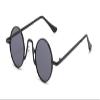 SightPerk Men Women Retro Metal Round Reading Glass UV Protection Tinted Lens Outdoor Reading Glasses (Black Gray, 1, x) view 1