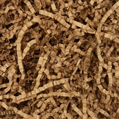 Tisspoms Kraft Brown Crinkle Cut Paper Shred Filler, 1 LB Basket Filler Shredded Paper, Confetti Stuffing for Basket Filling, Halloween, Christmas, Birthdays, Gift Wrapping, Stuffer Party Supplies