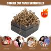 Tisspoms Kraft Brown Crinkle Cut Paper Shred Filler, 1 LB Basket Filler Shredded Paper, Confetti Stuffing for Basket Filling, Halloween, Christmas, Birthdays, Gift Wrapping, Stuffer Party Supplies view 2