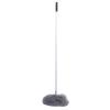 140cm Extra Long Round Duster,360 Degree Rotation Multifunctional Washable Ceiling Fan Duster Dust Removal Tool for High Ceilings Furniture (Gray) view 2
