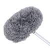 140cm Extra Long Round Duster,360 Degree Rotation Multifunctional Washable Ceiling Fan Duster Dust Removal Tool for High Ceilings Furniture (Gray) view 4