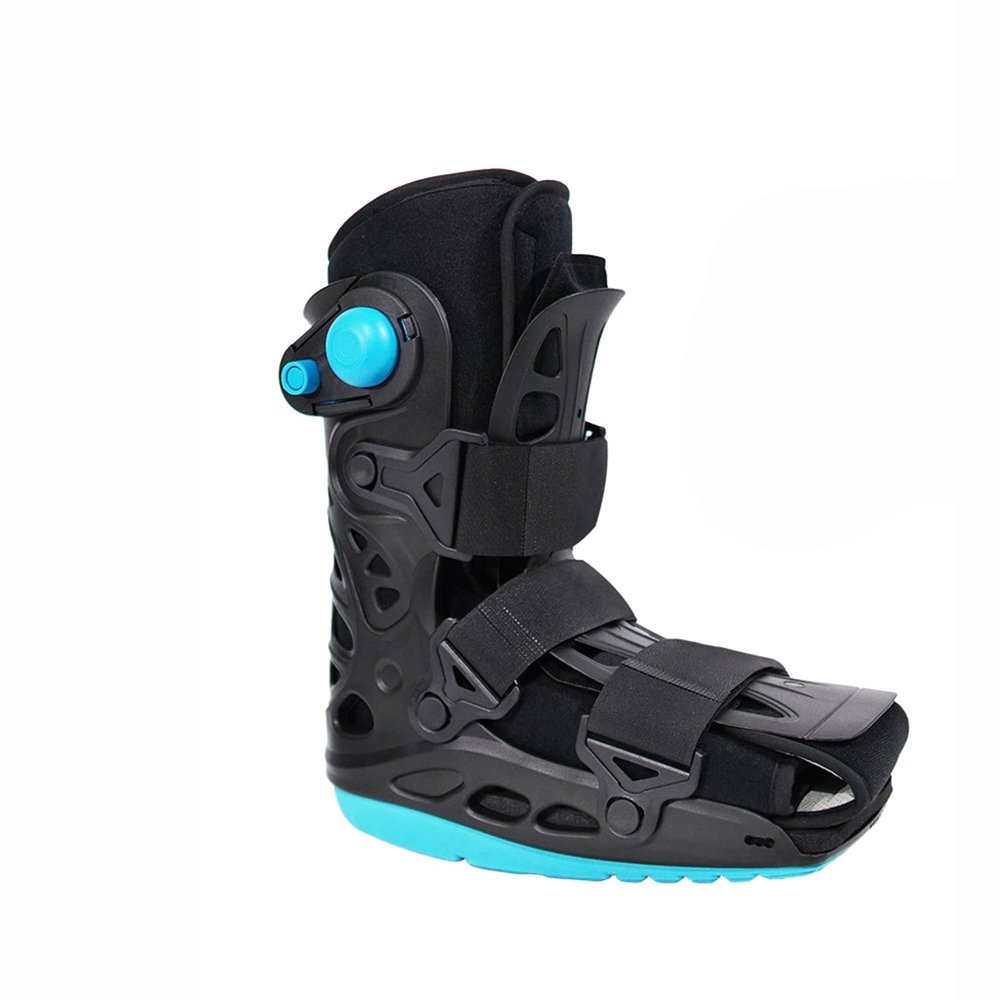 SFKLYU Ankle Splint for Walking Boots Foot Orthosis Support Splint Foot Ankle Support Fracture Boot for Foot or Ankle Injuries, Foot Fractures or Sprains,Right 1,S
