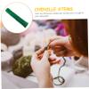 Homoyoyo 200pcs Chenille Stems for DIY Crafts - Fluffy Green Pipe Cleaners for Creative Projects and view 4