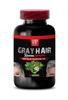 Anti-gray hair supplement - GRAY HAIR REVERSE COMPLEX - gray hair reversal supplements, Biotin, Horsetail, Nettle Root, hair support vitamins, hair growth products, hair restoration 1 Bottle 60 Caps view 2