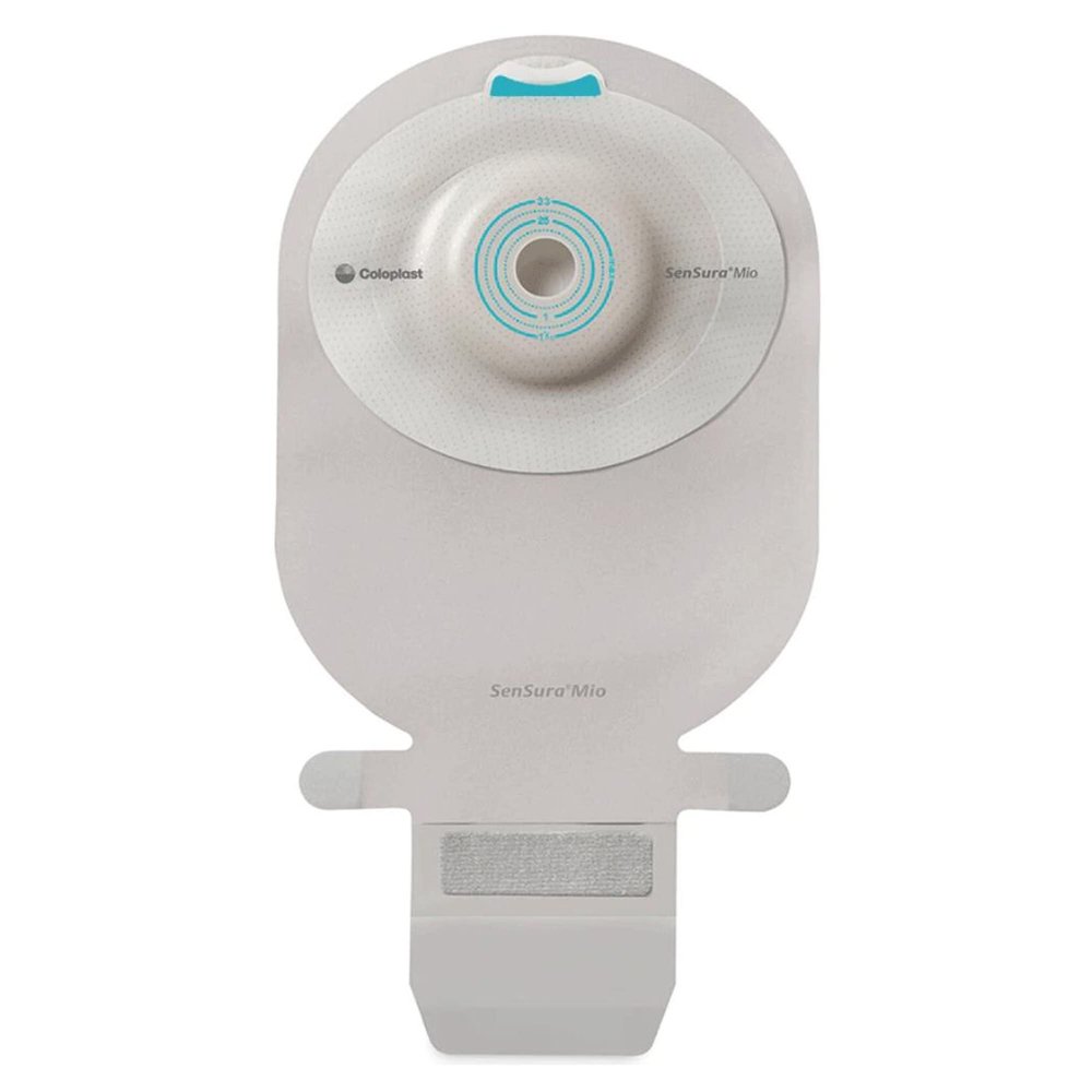 SenSura Mio Convex Ostomy Pouch Drainable 5/8 to 1-5/16" Stoma 1pc System 16766, 10 Ct