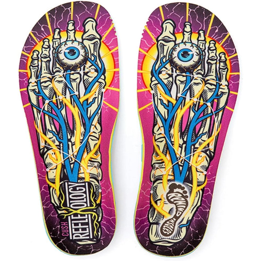 Remind Insoles Cush | Shoe Inserts for Mid-High Arch Support | Ski Boot, Snowboarding & Skateboarding | Walking & Running | Lightweight Comfort | Reflexology | Mens Size 10-10.5