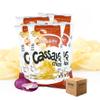 Crispy Cassava French Onion Dip Premium Yuca Snack - 5 Pack Thinly Sliced & Crunchy, Gluten Free Chips, Non-GMO Lightly Seasoned for Bold Taste snack pack Perfect for Healthy Snacking & Travel 2.5oz view 1