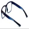 V.W.E. Men Progressive Reading Glasses No Line Clear on Top Bifocals Reader - Rectangular Matte Sport (Matte Blue, 3.00, x) view 4