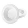 14 oz Pearl White Round Plastic Plastic Bowl Pebble Design - Elegant Disposable Serving Bowl for Weddings, Parties, and Special Events - Durable, Reusable Tableware - Catering and Buffets (80) view 1