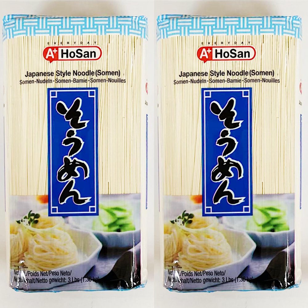Japanese Style Somen Noodles, 3 Lbs,2 Pack
