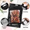 ANZNKU 300 Pcs Resealable Mylar Bags, 4x6 Inch Resealable Bags for Small Business, Smell Proof Hangover Kit Bag, Foil Zipper Pouches with Clear Window for Food Storage Party favor(Black) view 3