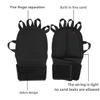 Weighted Gloves for Tremors Adjustable Hand Stability Aid Parkinson's Patient Grip Strength Trainer Tremors Provide Helps with Maximum Finger Weight Strenthening Motor Skills Tool(Black) (1 Pair) view 2