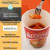 LENITH Instant Korean Street Food 4 Cups, Sweet and Spicy Gochujang Sauce Tteokbokki in Cup, K-Food Original Flavor, Rice cakes 6.2oz. 175g view 4