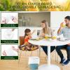 Trash Bags, Biodegradable High Load-Bearing Trash Bags, Small Size, Durable and Leakage-Proof, Kitchen Bathroom Office Use (White, 4 Gallons100 PCS) view 3